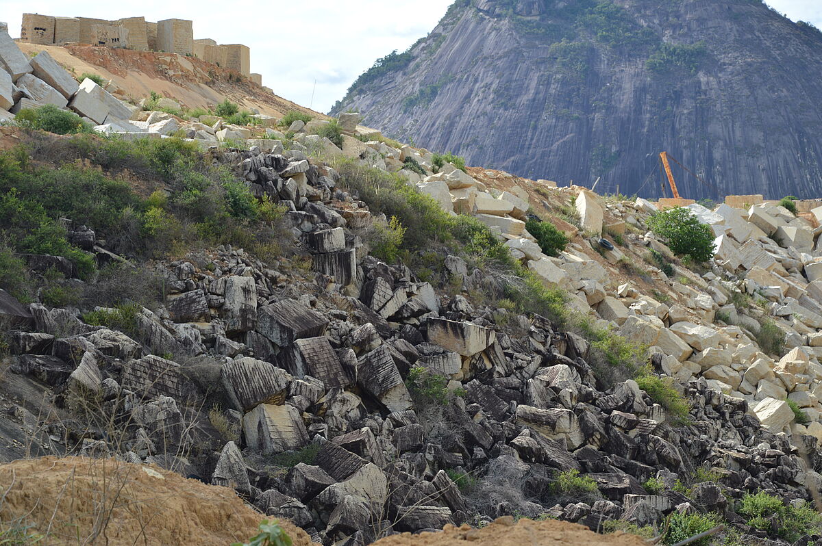 Mining blocks in Espirito Santo state, Brazil