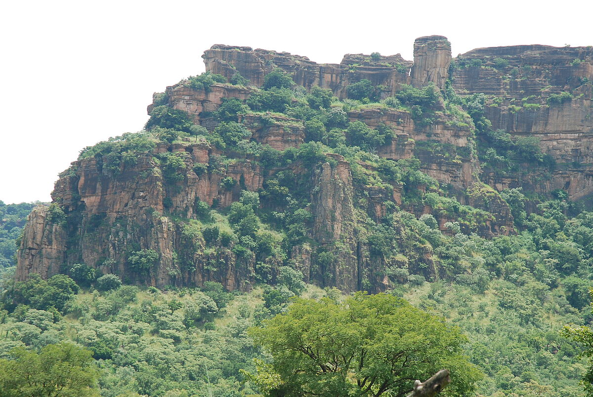 rock plateaus near Sindou, Burkina Faso