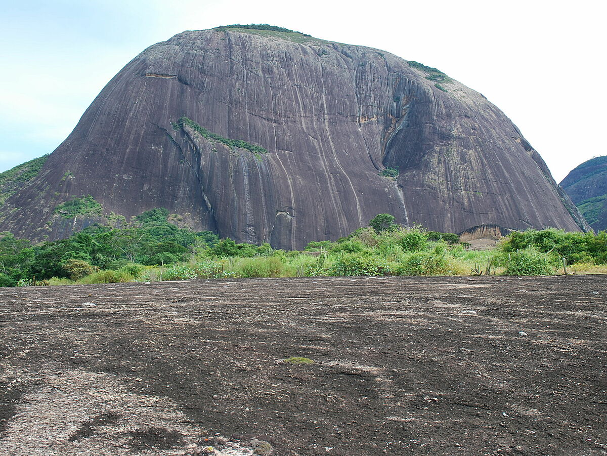 view from rock outcrop near Pedra da Boca