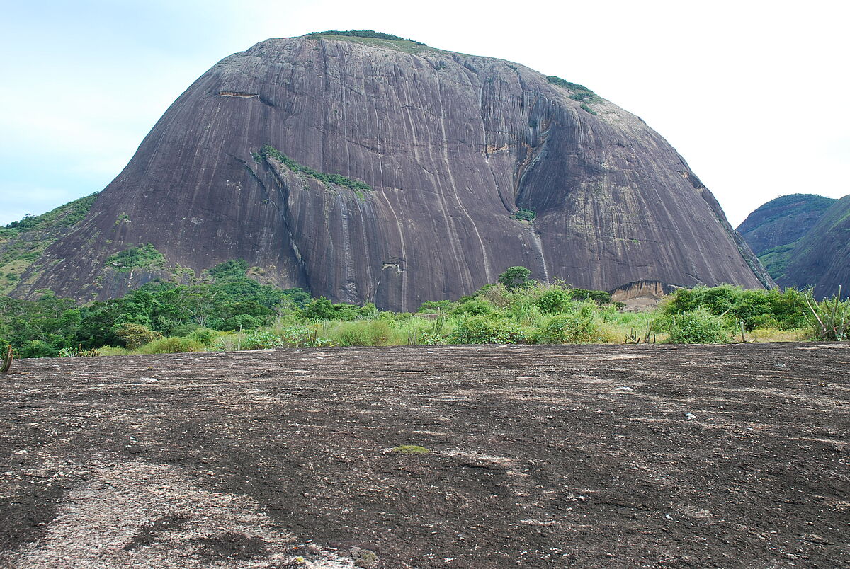 view from rock outcrop near Pedra da Boca, Brazil